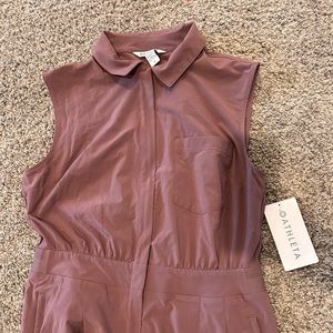 Athleta collared jumpsuit NWT